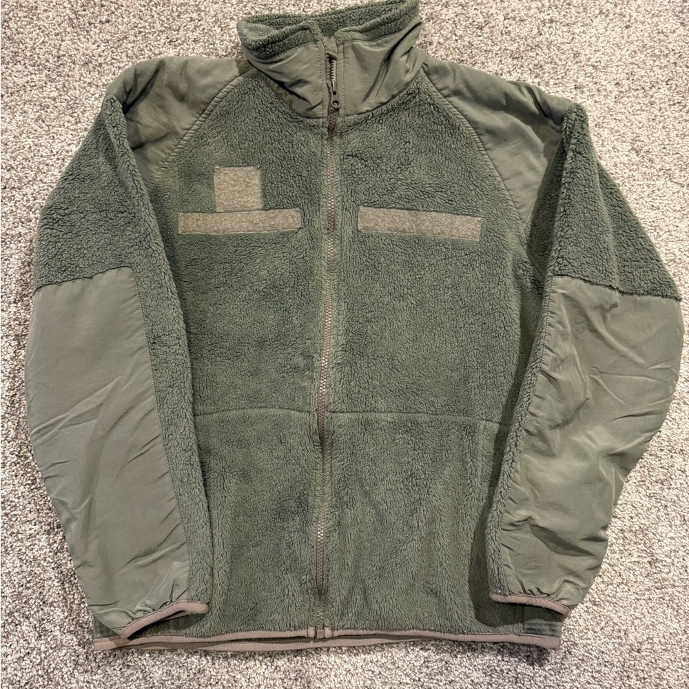 U.S. Army Olive Green Fleece Field Jacket